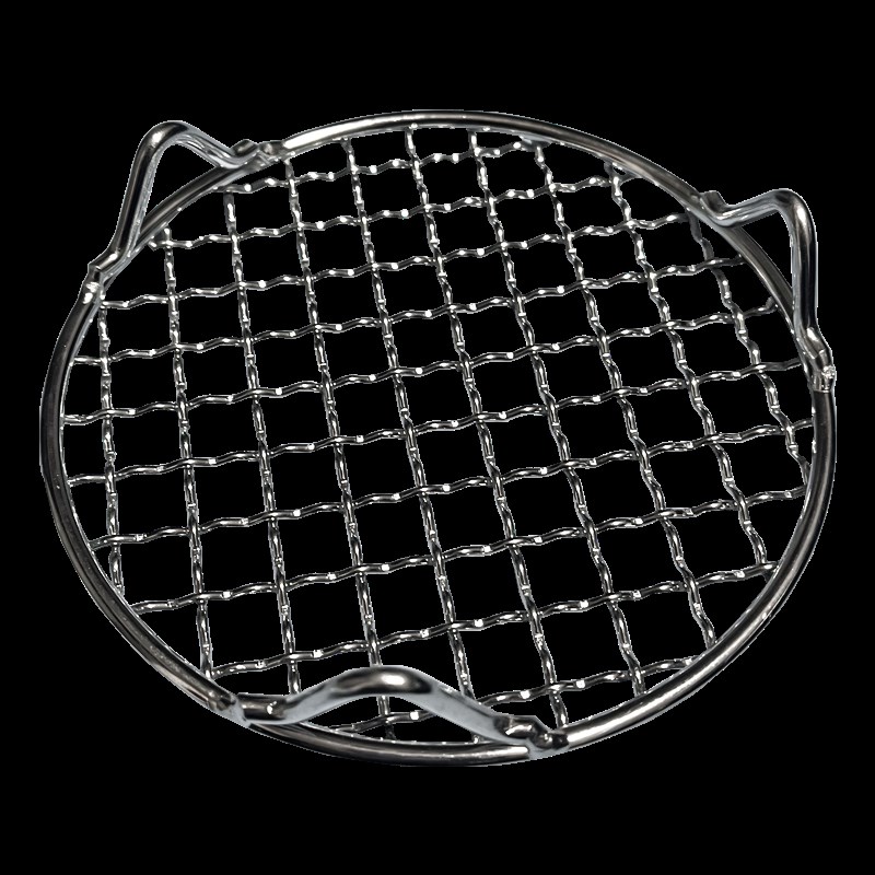 304不锈钢围炉煮茶圆形烧烤肉网电陶炉烤架熏肉篦子空气炸锅网架