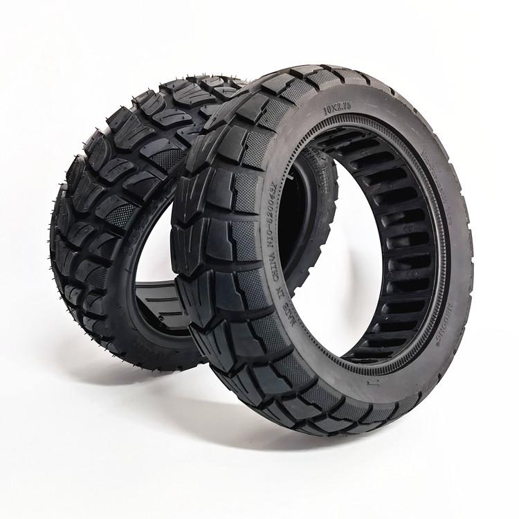 255x70真空胎10x2.75-6.5越野真空胎 255X70镂空蜂窝实心轮胎