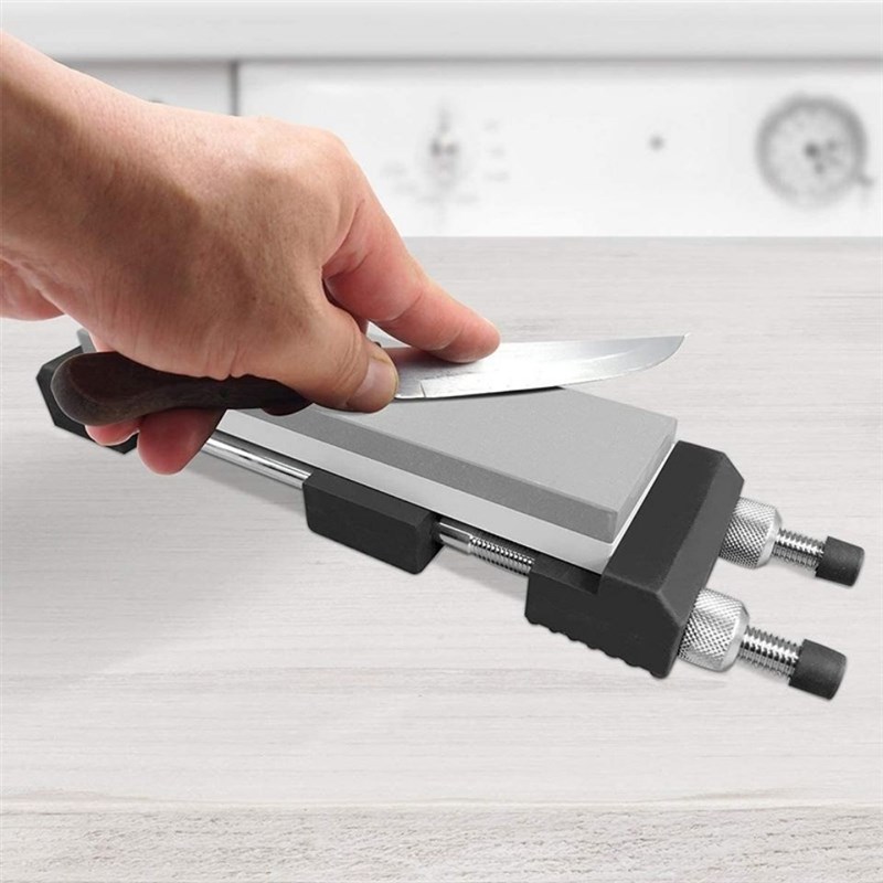 新款不锈钢磨刀架家用可调节磨刀石支架水槽防滑磨刀固定架子神器