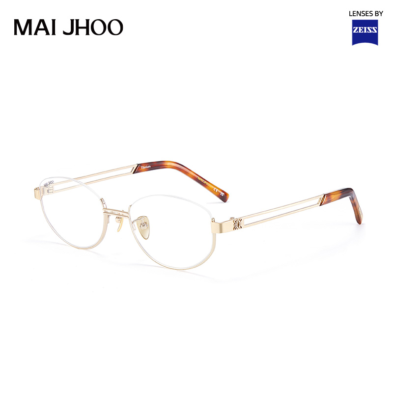 MAIJHOO下半框书呆子眼镜