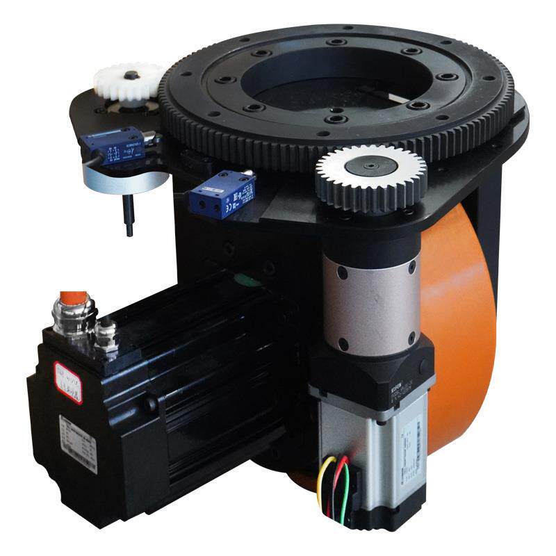 舵轮AGV国产动力伺服驱动轮重载舵机4000w载重吨无人叉车