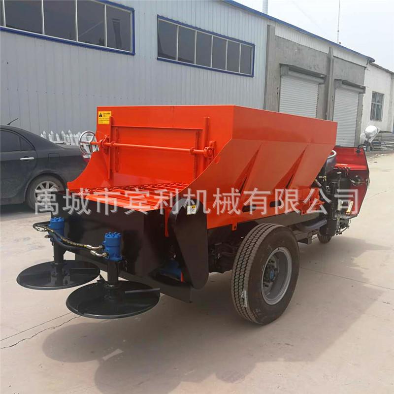 小型三轮机撒粪机哪有卖自走式大棚撒肥车农用小型大棚撒粪机