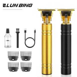 新款多功能雕刻理发器 可拆卸电池油头推 家用TYPE-C快充光头神器