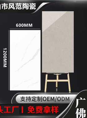 广东佛山通体大理石600X1200瓷砖客厅墙砖卫生间地砖轻奢防滑