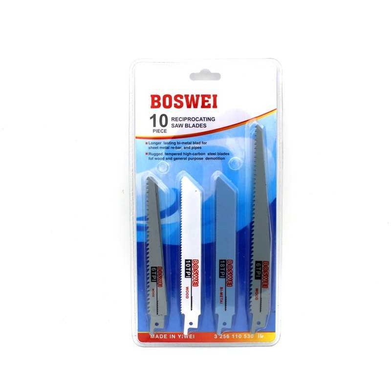 亿威10片18元马刀往复锯片木材PPR金属切割粗中细齿锯条强力切割