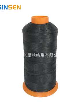 供应黑色PTEF聚四氟乙烯缝纫线强耐酸碱耐老化缝纫线缝纫机使用