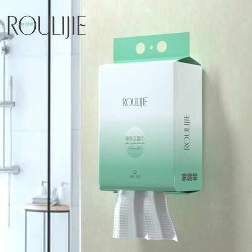 正品温州柔丽洁600g一次性洗脸巾悬挂方便式洁面巾加厚家庭装