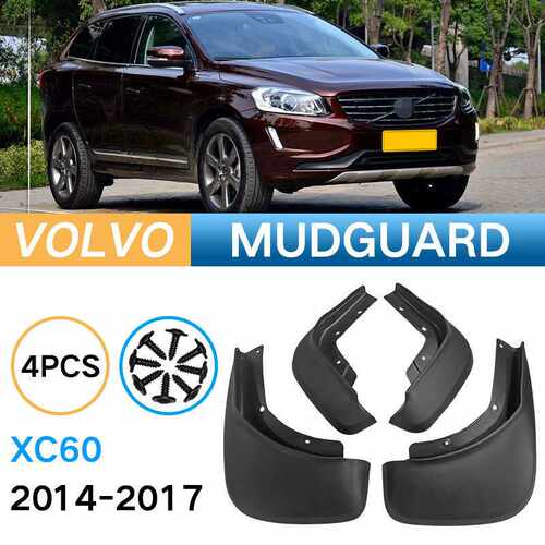 适用于14-17款Volvo沃尔沃XC60挡泥板汽车轮胎挡泥皮瓦