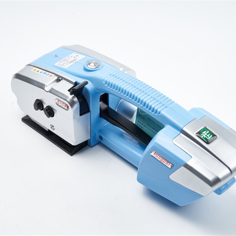 手提式电动打包机捆扎带一体收紧打包机JD自动免扣打包机收紧器