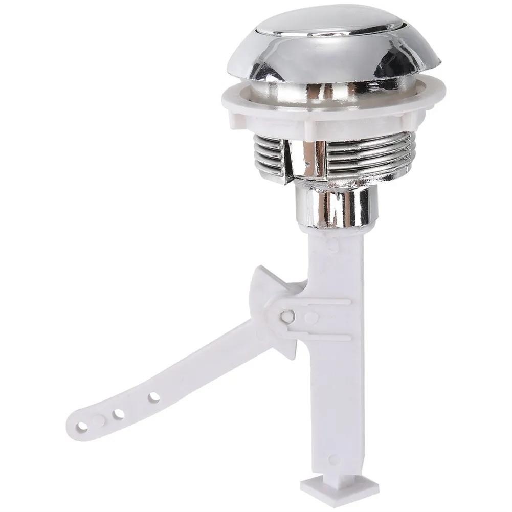 马桶水箱按钮单按键开关圆形阀杆按钮坐便器节水阀卫生间配件定制