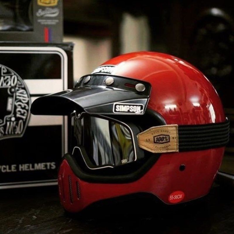 百分百摩托车防风沙护目镜 哈雷复古骑行3/4头盔半盔户外男女风镜