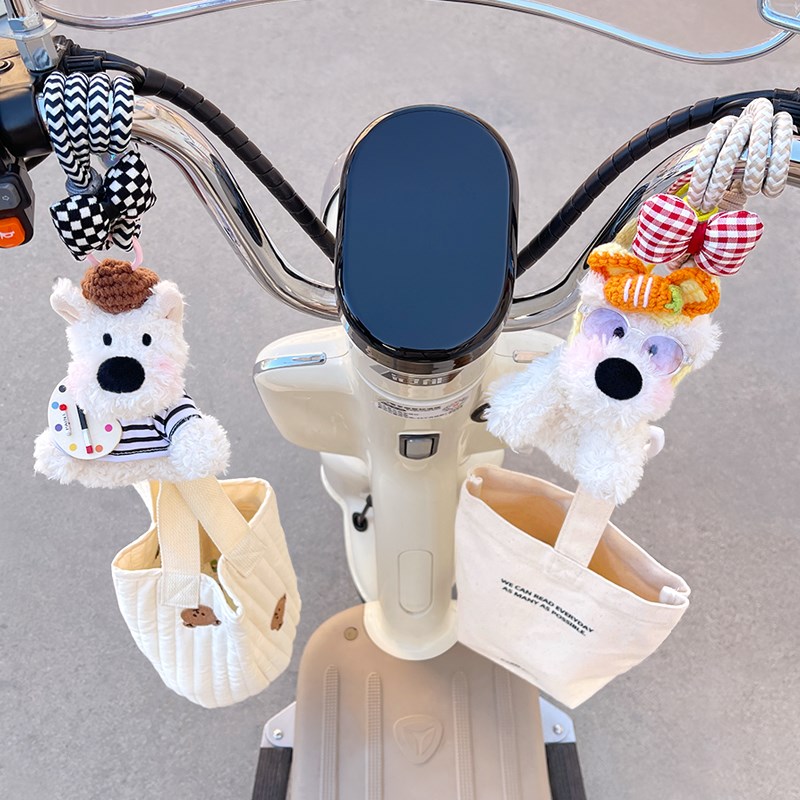 西高地电动车挂钩前置通用电瓶摩托自行车婴儿车强力承重挂物钩女