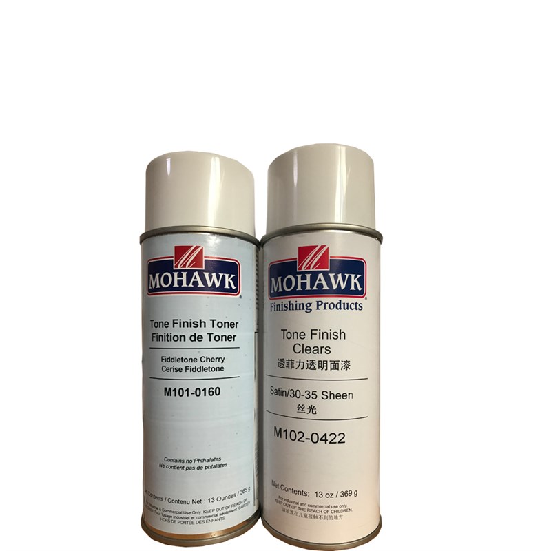 莫霍克MOHAWK自喷漆光油家具修补材料PU已催化透明面漆化白喷剂