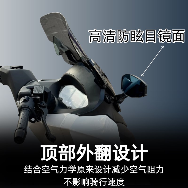 适配本田NS150GX改装风挡后视镜前移前脸改装配件前挡风板玻璃