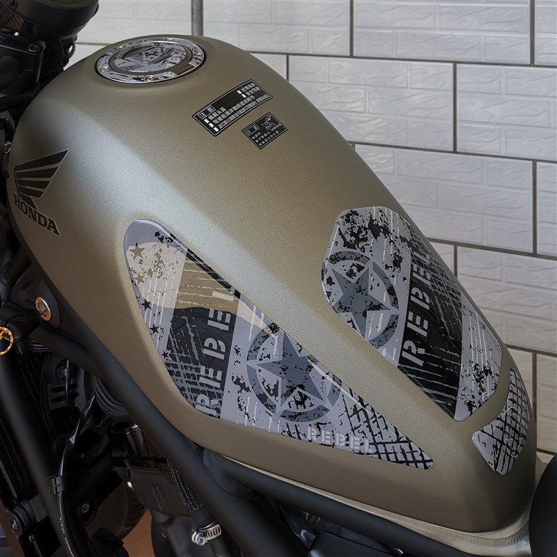 适用本田CM300CM500改装油箱贴摩托车防滑贴纸防刮贴花防水鱼骨贴