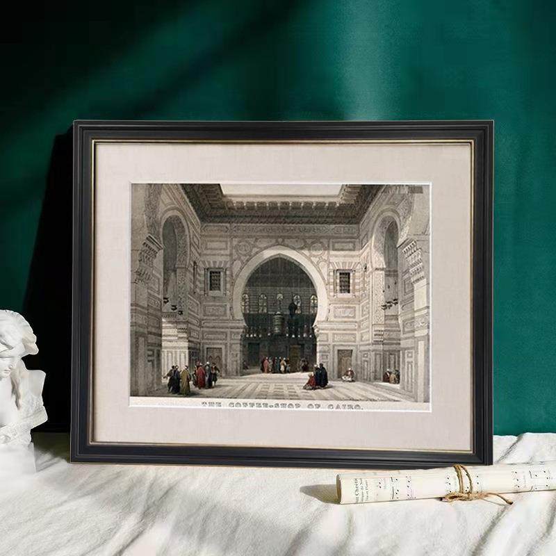 法式古典欧式小众艺术装饰画客厅玄关复古建筑挂画美式轻奢壁画,玩具/童车/益智/积木/模型,其它,淘宝优惠券,粉丝福利购,淘宝优惠卷