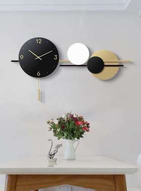 现代简约几何装饰表挂钟客厅个性家用挂表创意时尚时钟北欧99058