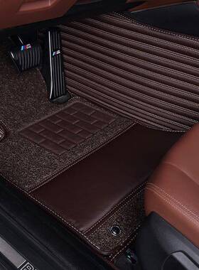 汽车车标款脚垫适用于红旗HS5HS3HS7h7H5L5丝圈脚垫全包围