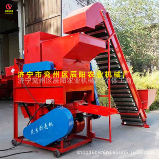 花生种子脱壳机自动上料除尘自动复脱新款花生种子脱壳机免加湿款