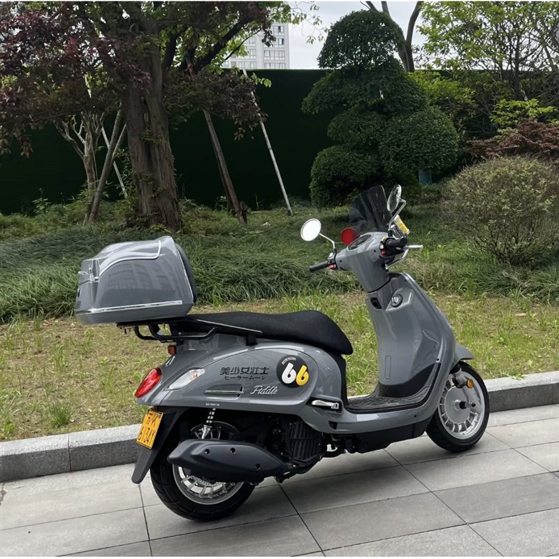 三阳飞度5fiddle150踏板摩托车尾箱复古载物行李箱后备箱改装配件