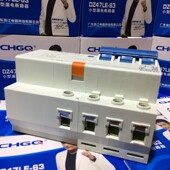 广东珠江漏电保护器DZ47LE3P 漏电空气开关 N63A带触电保护断路器