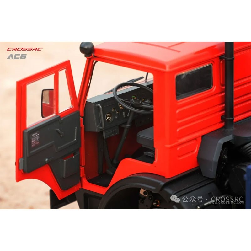 CROSSRC AC6卡车拉力赛军卡六驱遥控电动攀爬车双速越野车1/12