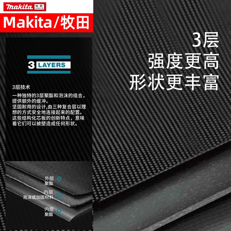 Makita牧田工业级工具袋支架包多功能电动五金工具腰包收纳架手袋