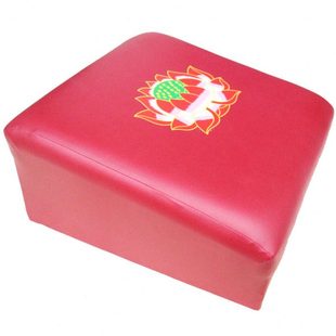 拜凳莲花磕头凳 打坐垫椅子跪拜实木禅修垫莲花方家用拜垫墩蒲团