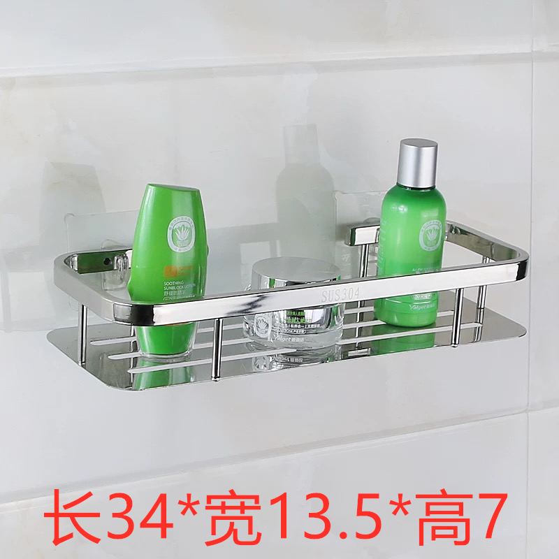 卫生间三角架304不锈钢置物架厕所浴室转角P架子加厚壁挂单层两层