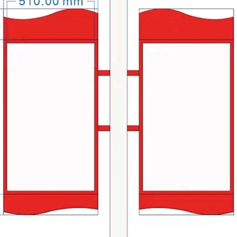 灯杆道旗路灯杆广告牌对旗悬挂灯箱创城创卫P灯杆广告牌抱箍架子