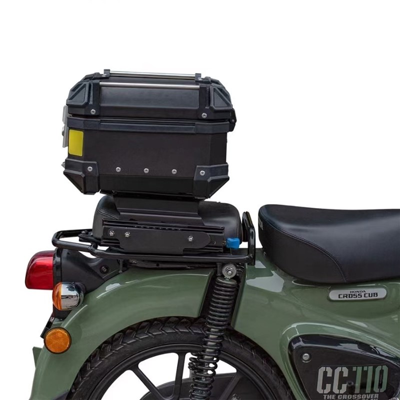 适用五羊本田幼兽CC110摩托车改装滑动尾架后货架后尾箱支架