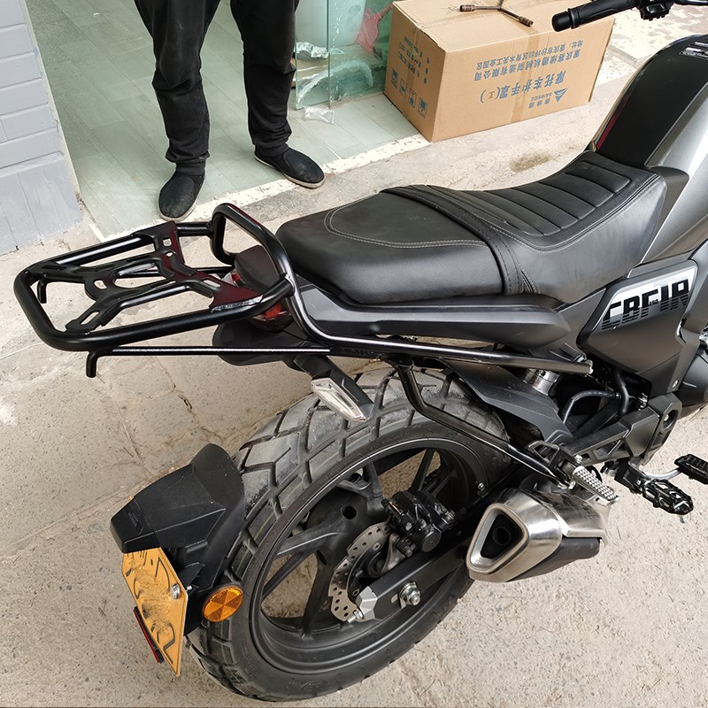 适用于摩托车21年新本CBF190TR尾架 后货架尾翼SDH175-10扶手改装