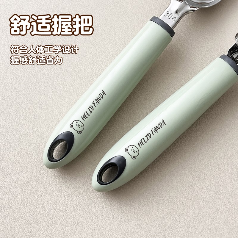 沃德百惠雪糕勺304不锈钢可弹式冰淇淋勺西瓜挖球器冰激凌挖勺子