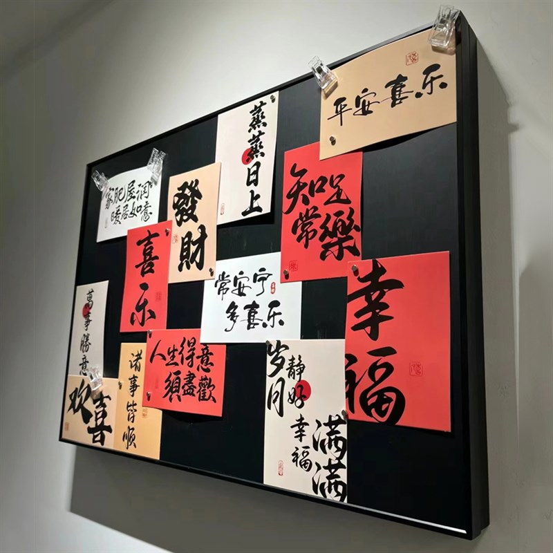 冰箱贴电表箱装饰画竖版电闸箱网线盒电源总开关复古墙画黑板挂画