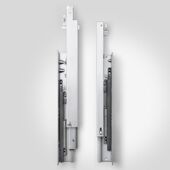 三节全拉出轨道隐藏式 阻尼托底滑轨缓冲抽屉滑道导轨