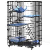 猫笼狗笼超大自由空间笼子别墅猫咪窝双层三层四层可折叠猫笼狗笼