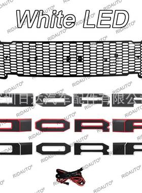 猛禽风格改装中网适用福特FORDRANGERT72015-2018水箱罩格栅