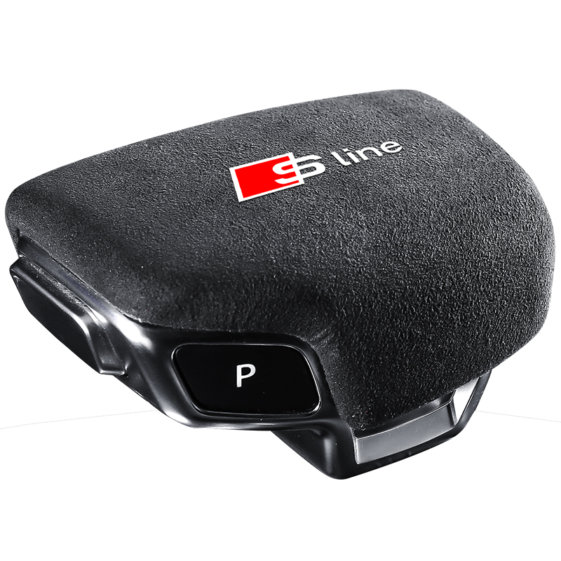 2022款奥迪A6LA4LQ7Q5LA5A7S4档把套盖排挡头改装饰贴内饰翻毛皮