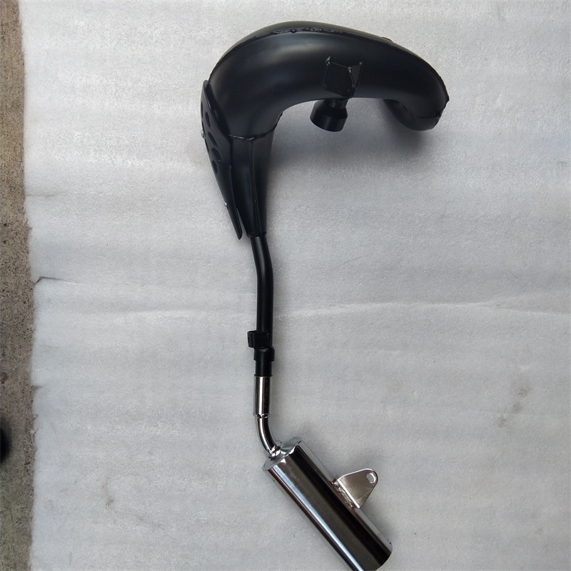 改装排气管 AX100 2冲程越野摩托 膨胀包谐震管