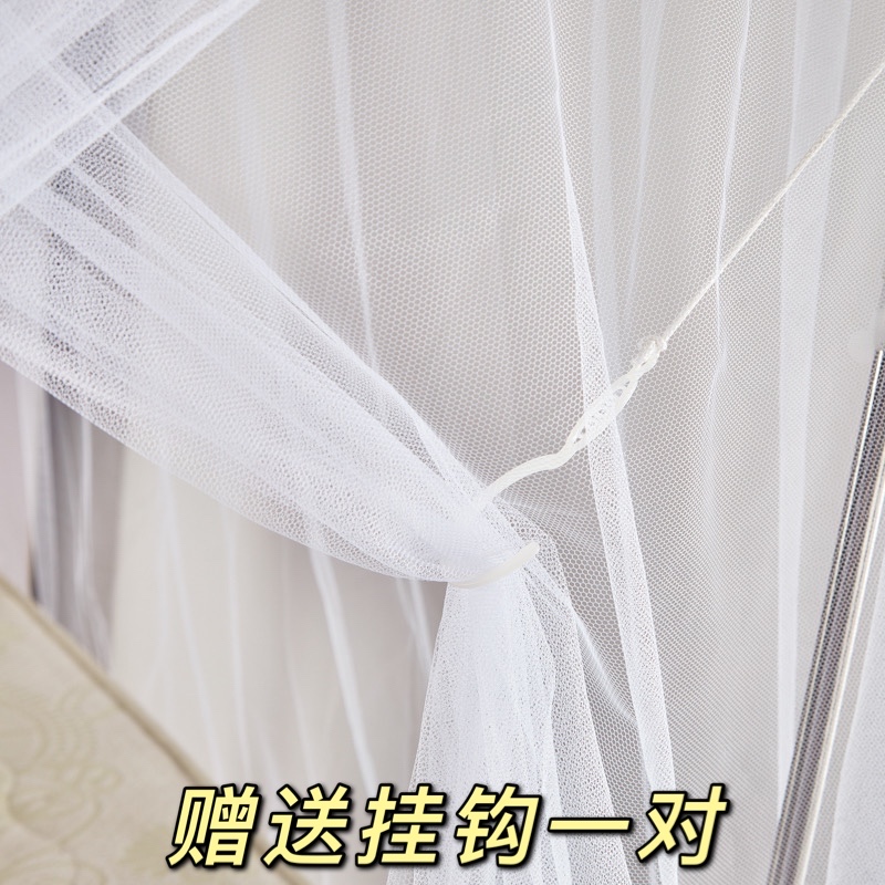 加密蚊帐学生宿舍上铺带支架单人床0.9米侧开门寝室上下床通用1.2