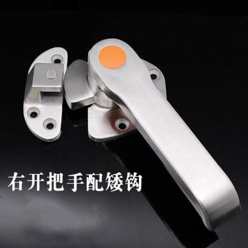 不锈钢门把手蒸箱烘箱门把手拉手平板门窗把手海鲜柜门锁压紧把手