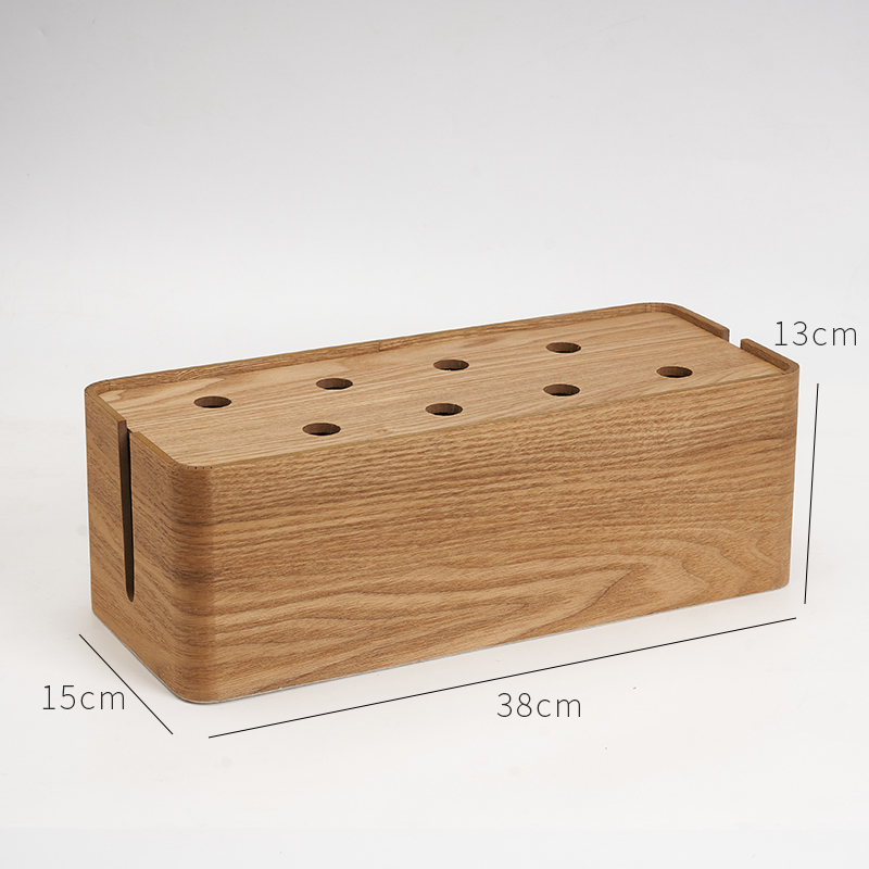 插线板收纳盒桌面电线整理线盒插排插座电源N线理线集线盒遮挡装