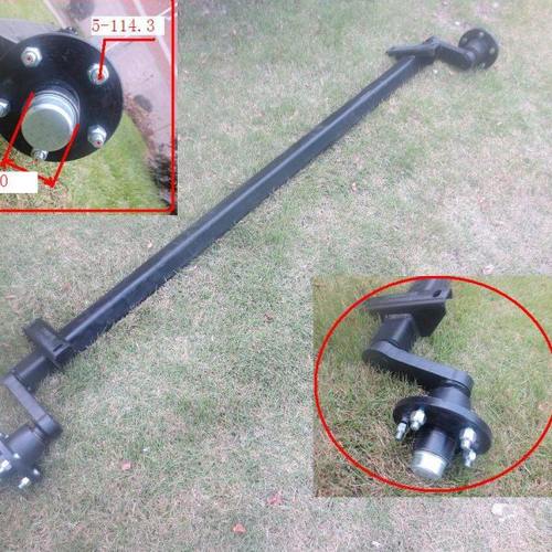 【EGO】500KGS-750KGS 拖车轴 橡胶扭力轴5x114.3