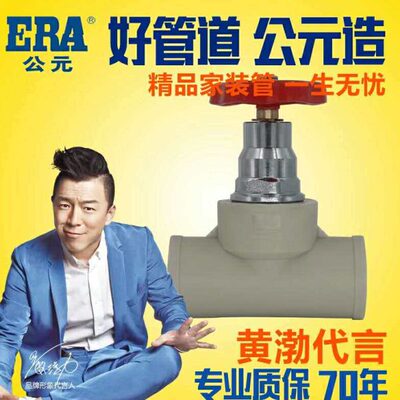 ERA公元PPR管材配件 20 25 32PPR闸阀/截止阀/止水阀