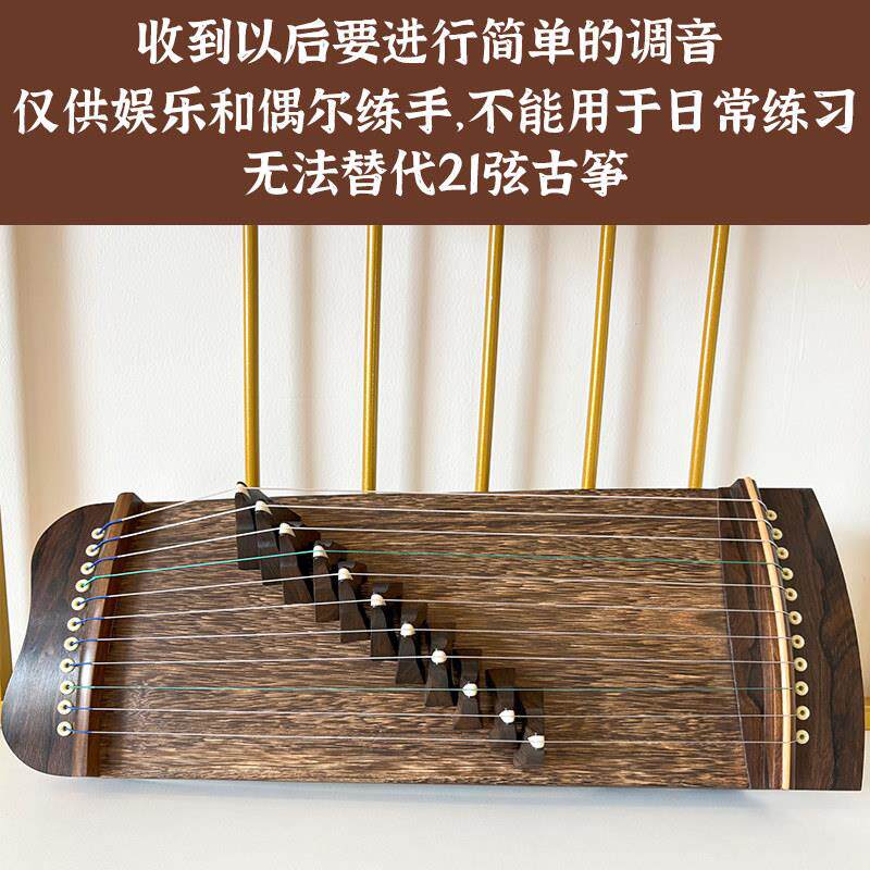 新手入门可携式小古筝演奏级50cm小筝初学者迷你小古筝