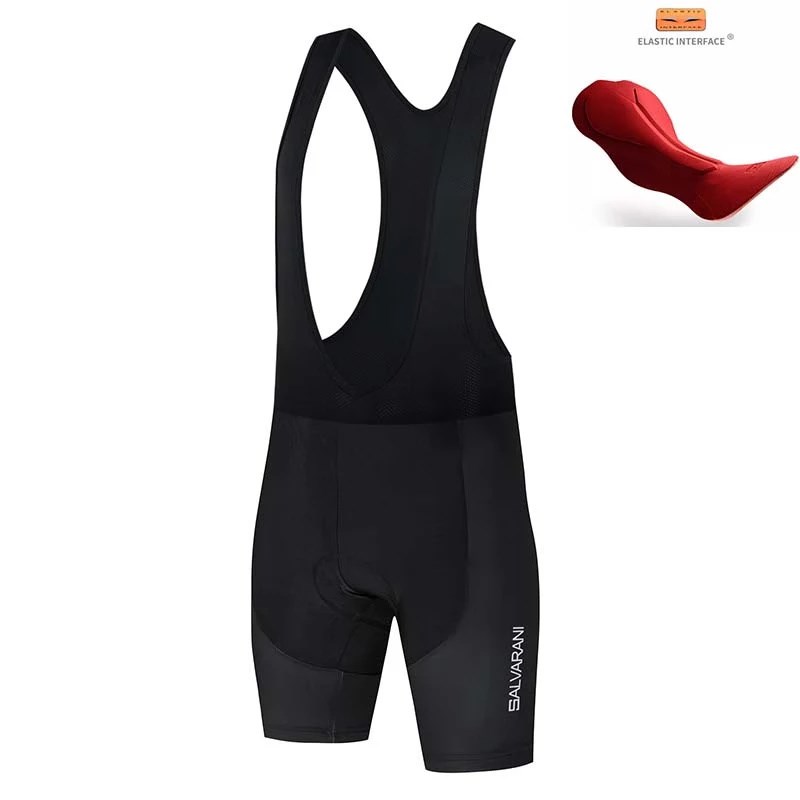 新款双箭头背带骑行裤男夏季短裤自行车公路山地车骑行服装备