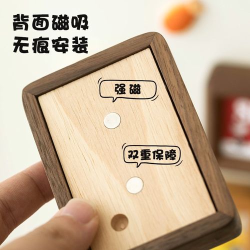 迷你3寸拍立得冰箱贴磁吸实木小相框摆台洗照片装裱画定制diy打印