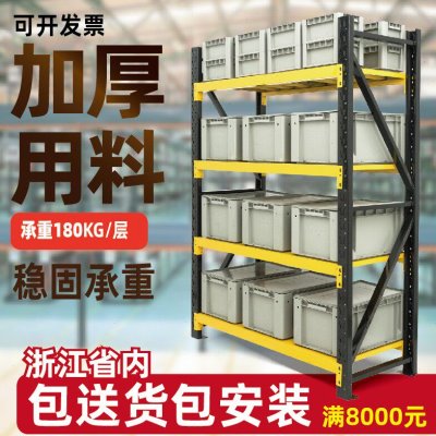 货架置物架多层仓库家用展示架仓储自由组合库房柜超市重型铁架子