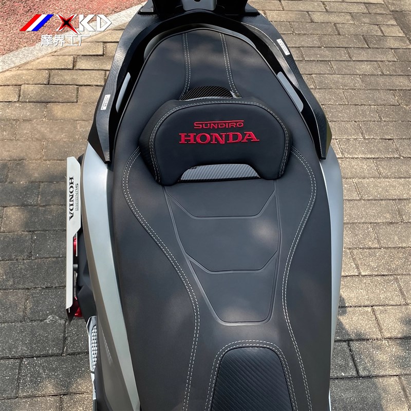 适用本田NS150GX摩托车坐垫总成降低坐高腰靠皮革座垫靠背改装件