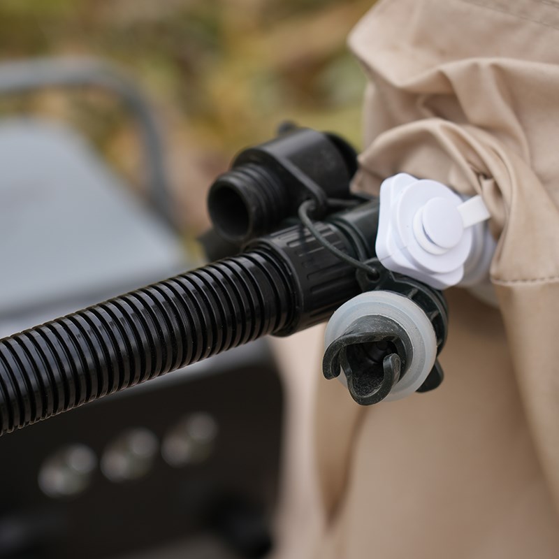 军鑫酷迪户外便携式SUP充气帐篷锂电池两用抽充一体移动充气泵